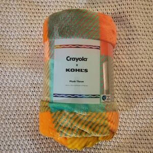 Crayola x Kohls Plush Throw